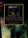 The Cambridge Companion to American Realism and Naturalism (eBook): From Howells to London